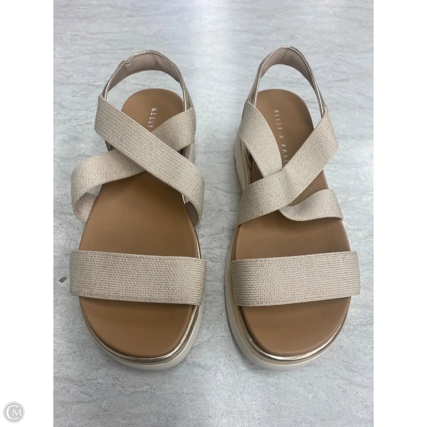 Sandals Flats By Kelly And Katie In Tan, Size: 6.5