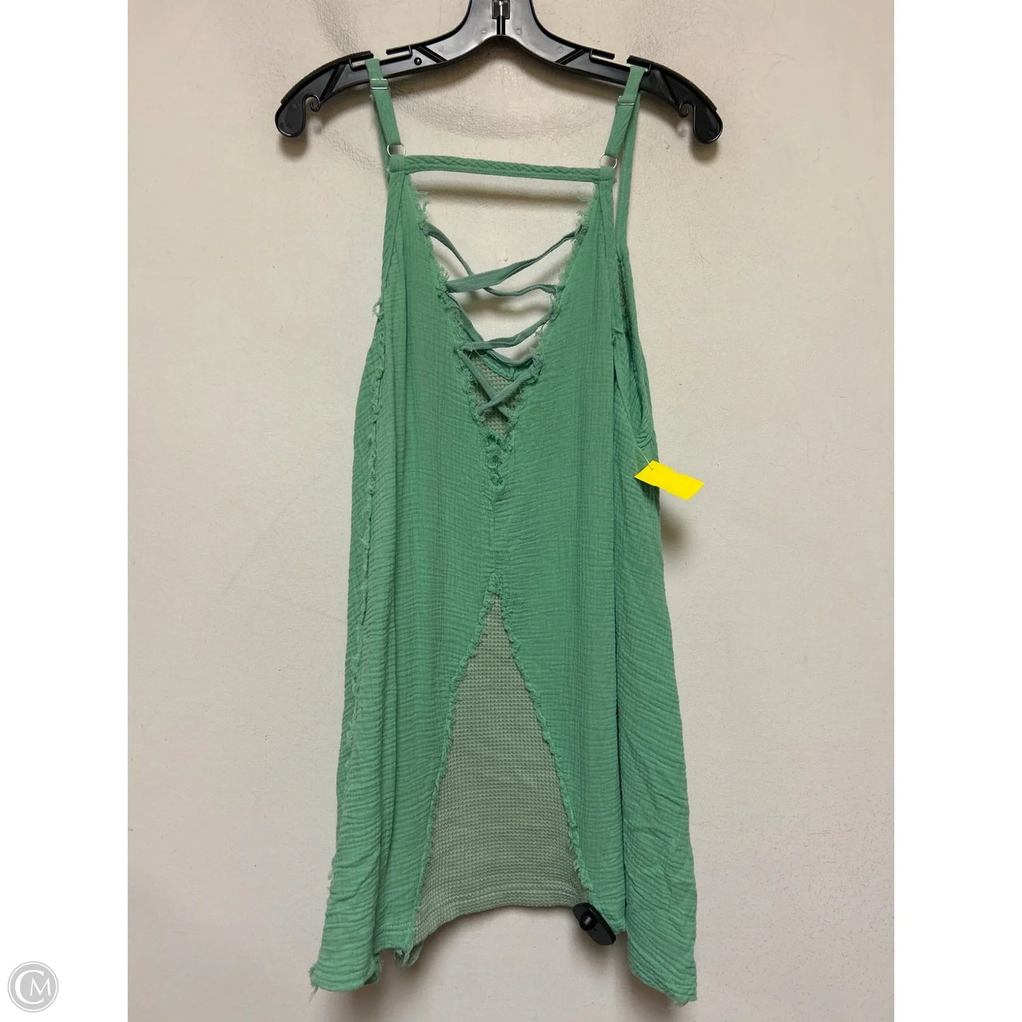 Top Sleeveless By Pol In Green, Size: L