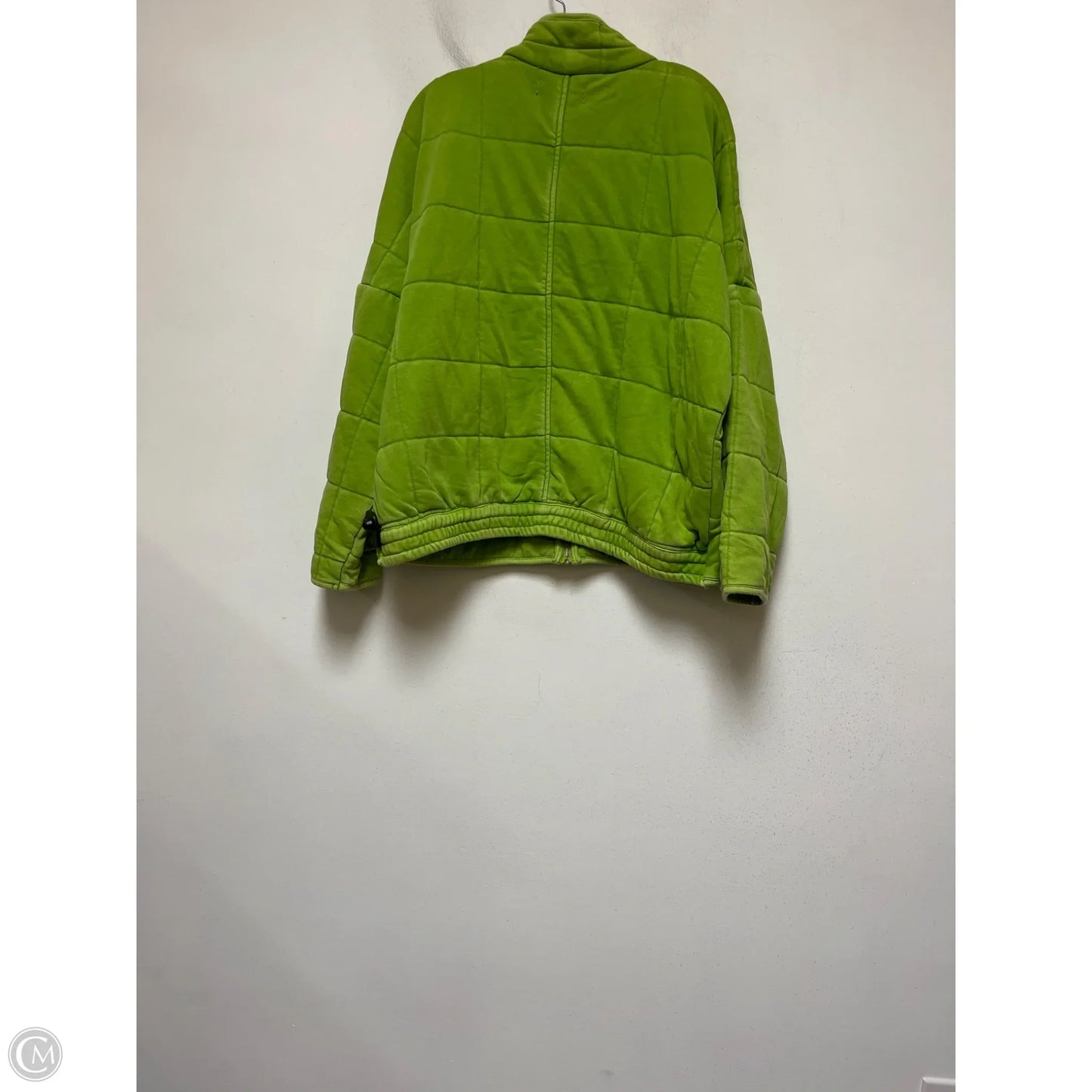 Jacket Puffer & Quilted By Forever 21 In Green, Size: L