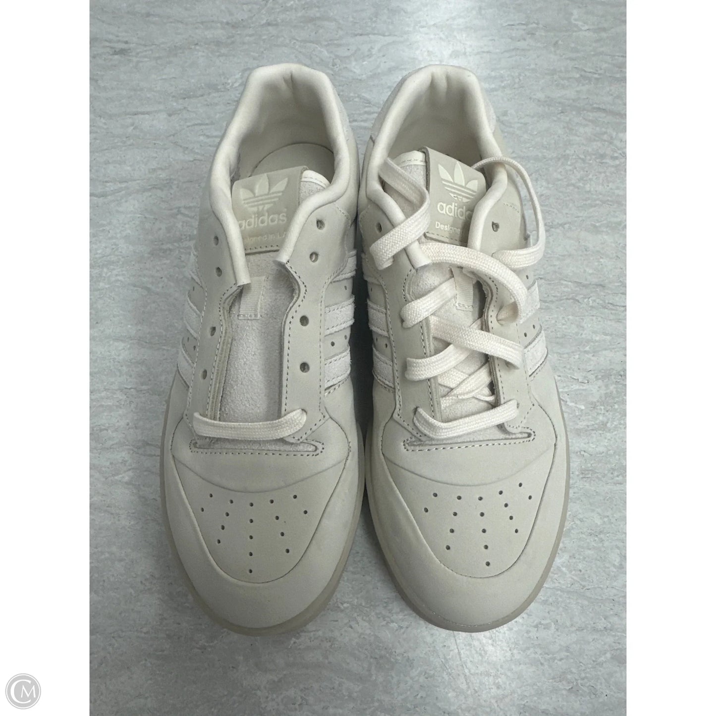 Shoes Sneakers By Adidas In Tan, Size: 8