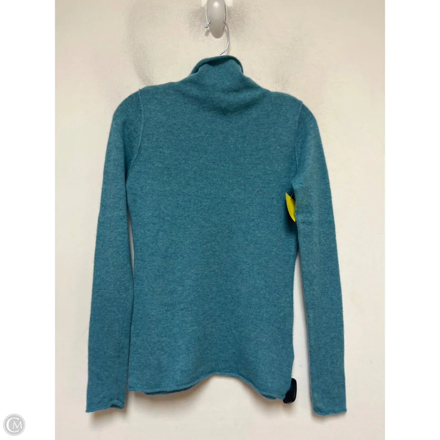 Sweater Cashmere By Nicole Miller In Teal, Size: S