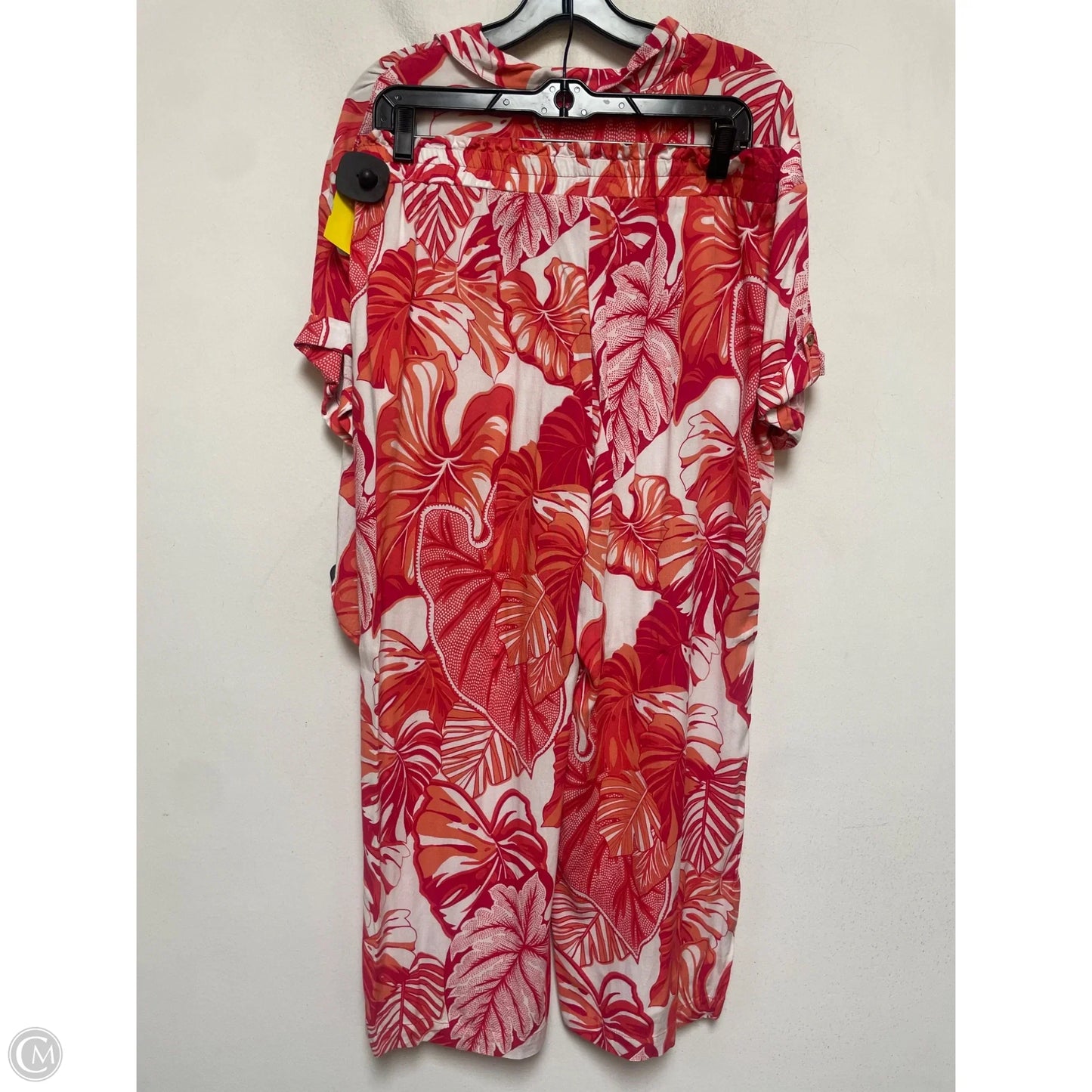 Pants Set 2pc By Jane And Delancey In Orange & Red, Size: 12