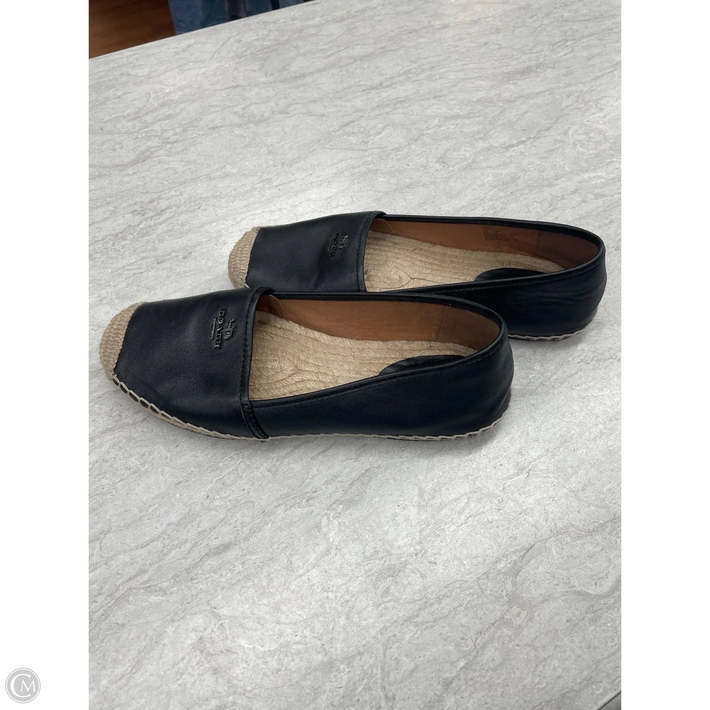Shoes Designer By Coach In Black & Tan, Size: 9