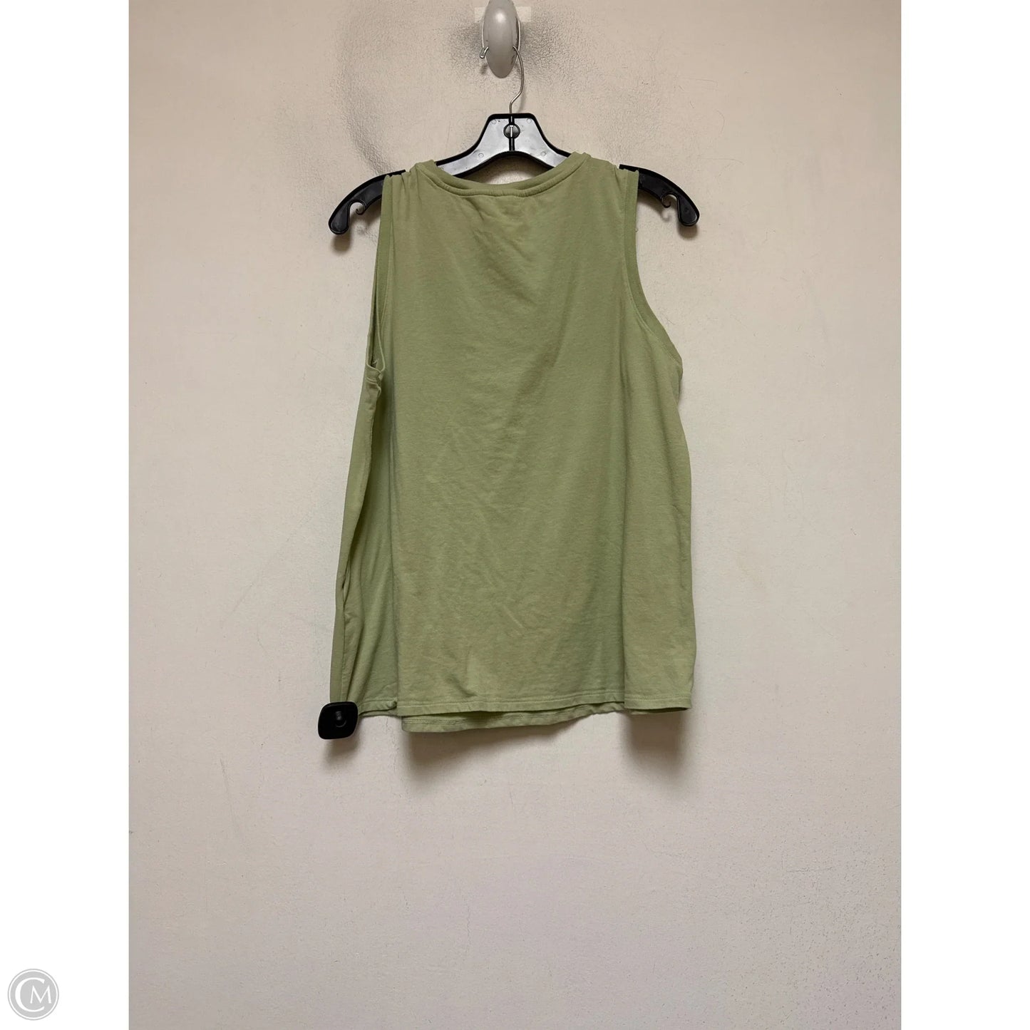 Tank Top By Disney In Green, Size: L