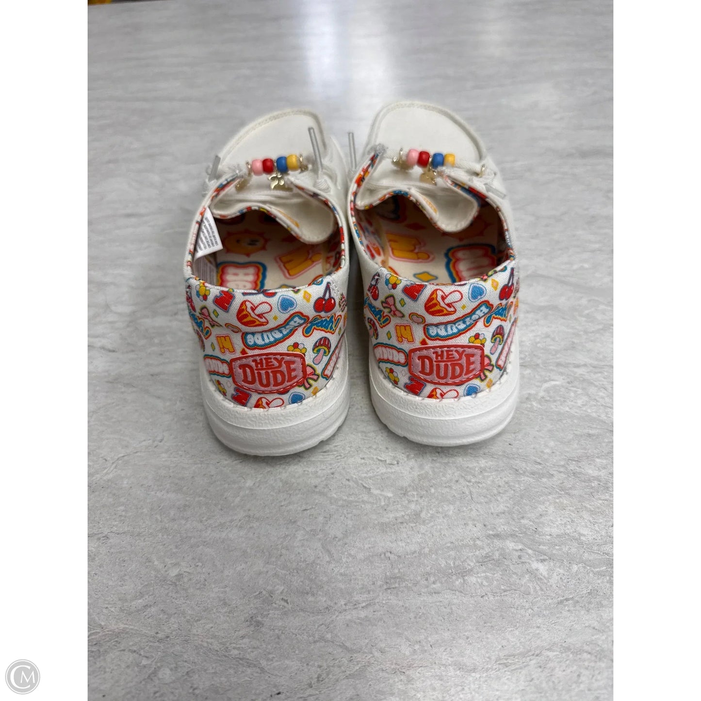 Shoes Flats By Hey Dude In White, Size: 7