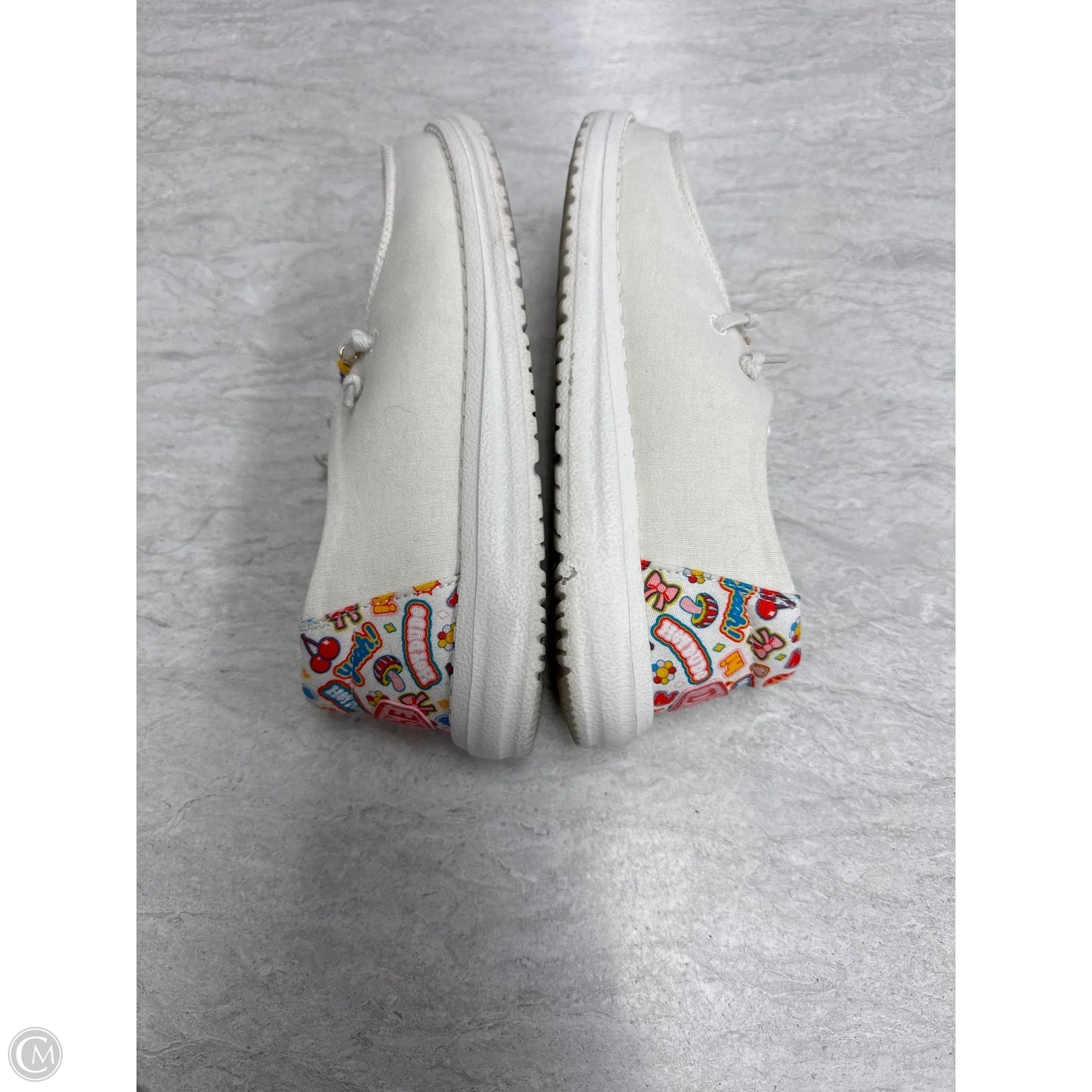 Shoes Flats By Hey Dude In White, Size: 7