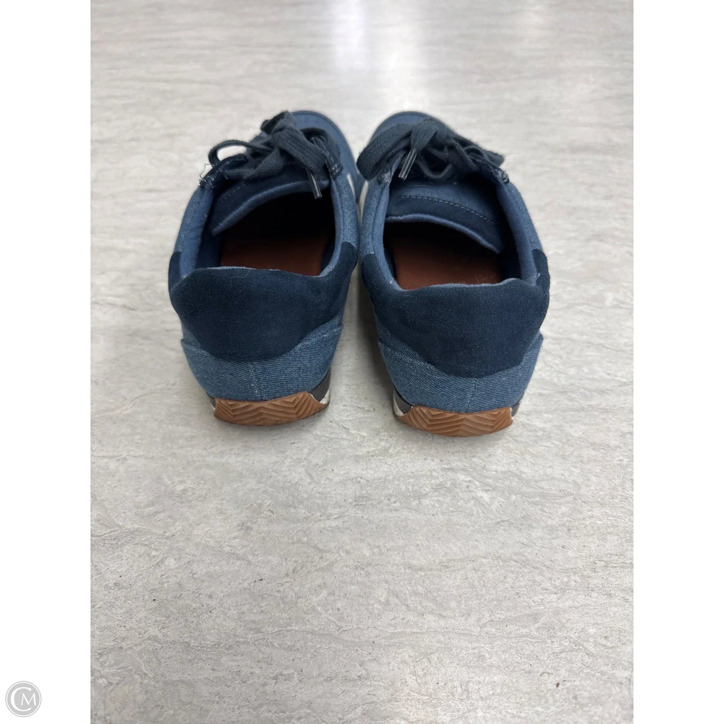 Shoes Sneakers By Loft In Blue Denim, Size: 7.5