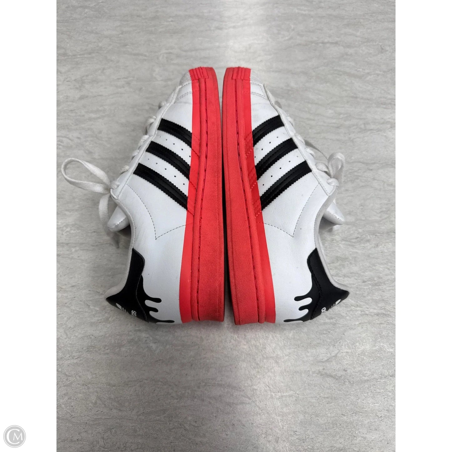 Shoes Sneakers By Adidas In Black & White, Size: 6