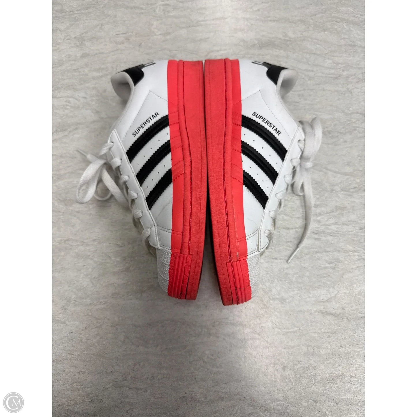 Shoes Sneakers By Adidas In Black & White, Size: 6