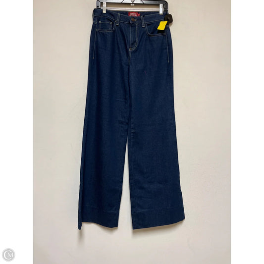 Jeans Wide Leg By Johnny Was In Blue Denim, Size: 4