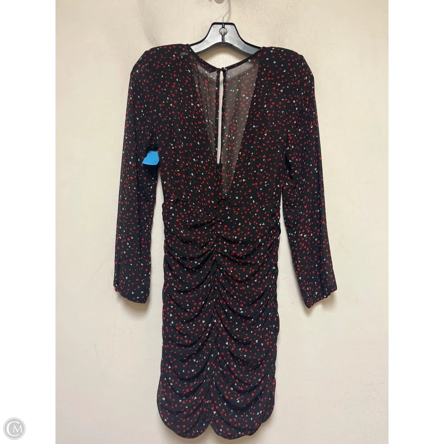 Dress Casual Short By Zara In Black & Red, Size: Xs