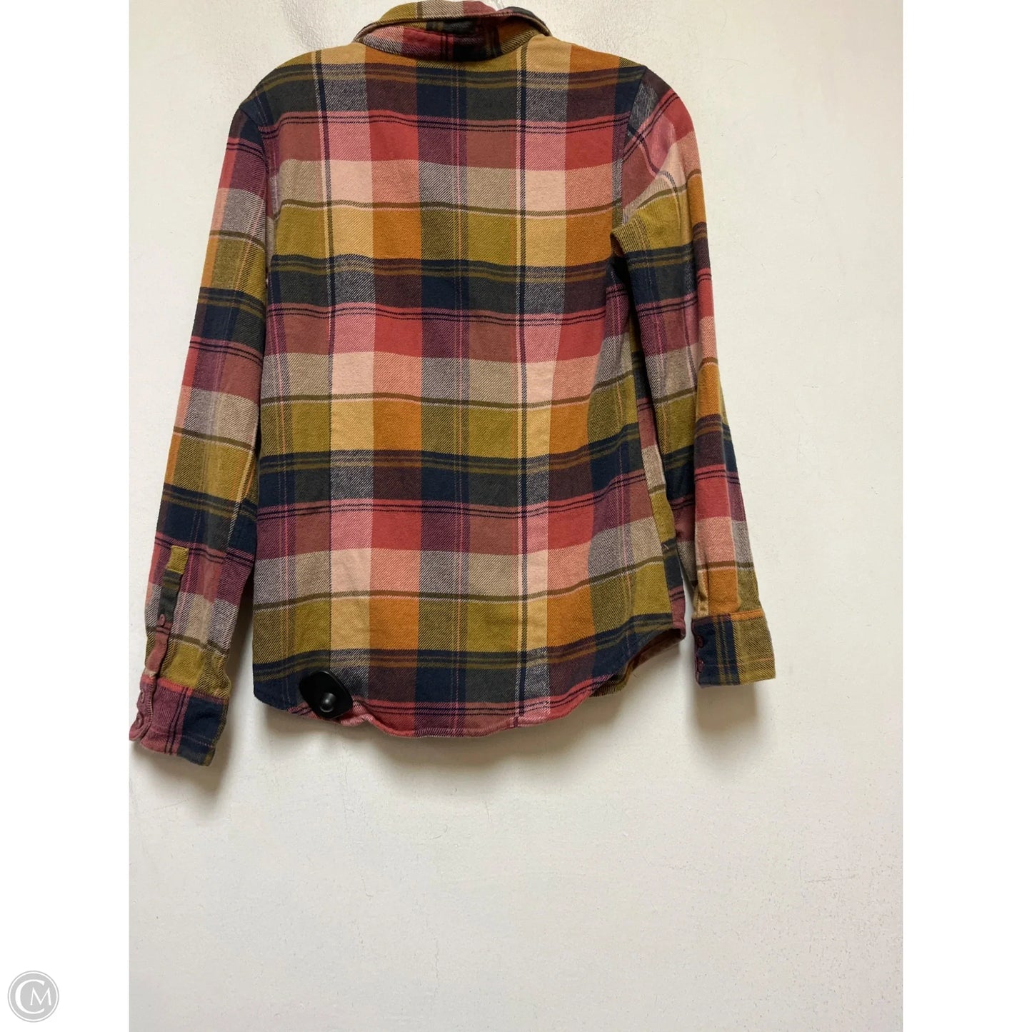 Top Long Sleeve By Patagonia In Plaid Pattern, Size: Xs