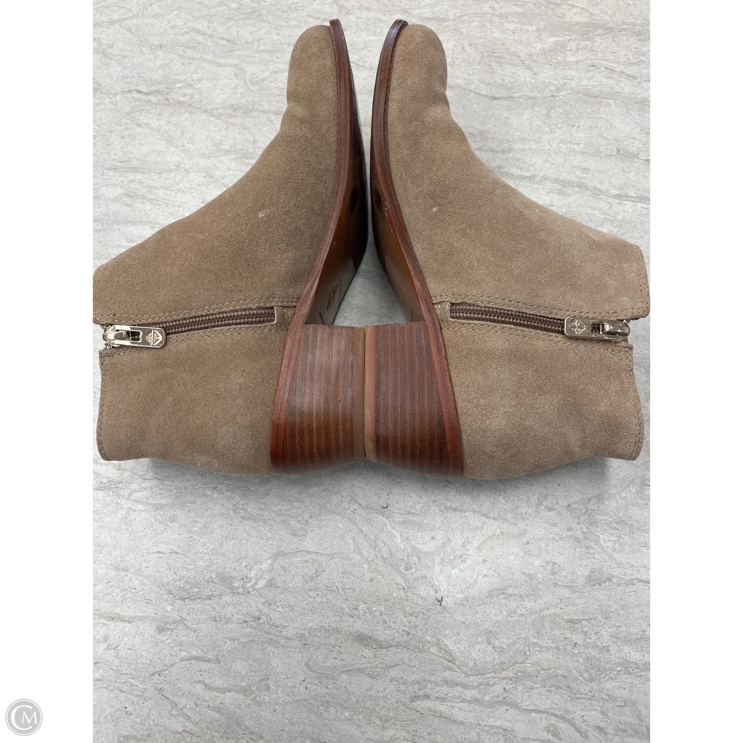 Boots Ankle Flats By Antonio Melani In Tan, Size: 6.5