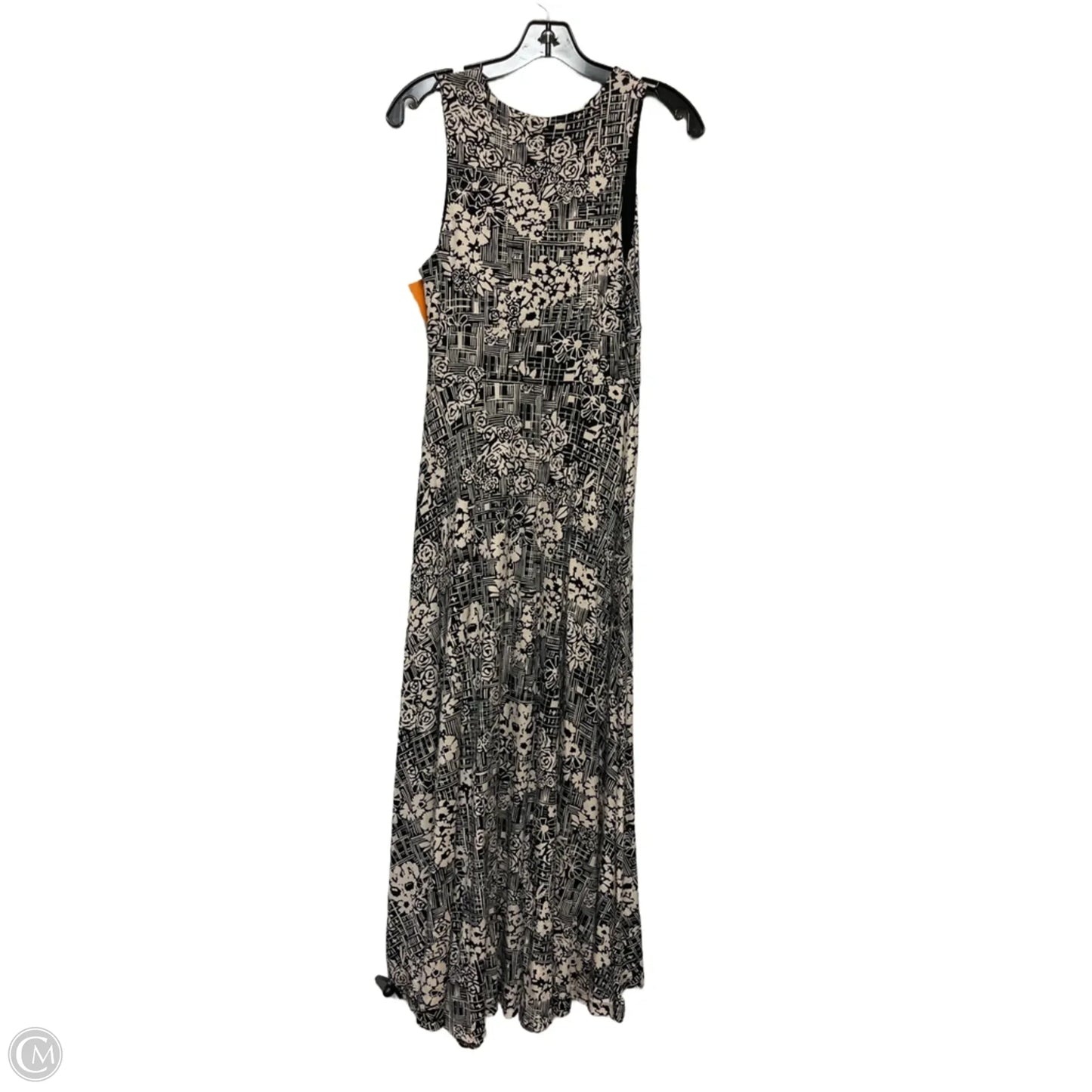 Dress Casual Maxi By Maeve In Black & Tan, Size: S