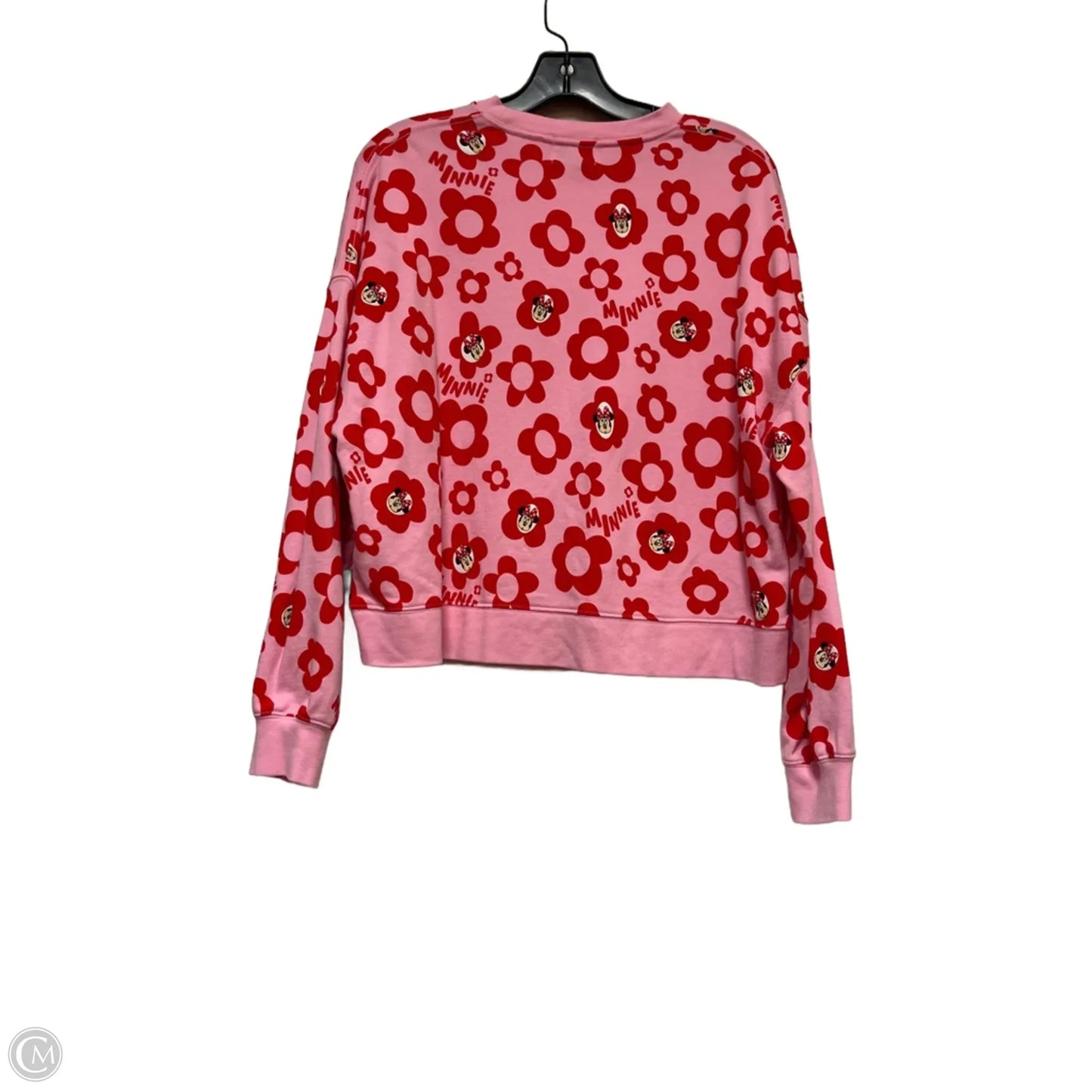 Top Long Sleeve By Disney Store In Red & Silver, Size: S