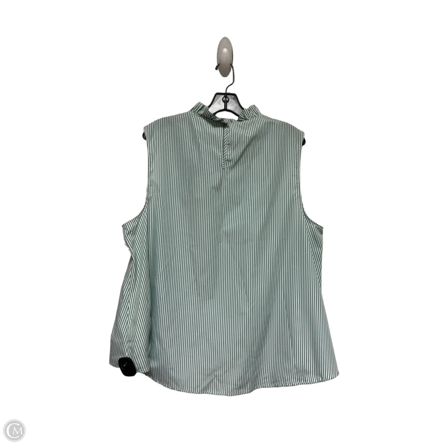 Top Sleeveless By Preston And New York In Striped Pattern, Size: Xl