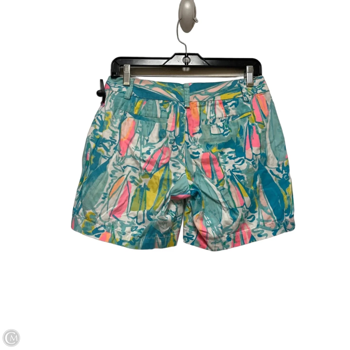 Shorts Designer By Lilly Pulitzer In Blue & Pink, Size: 0