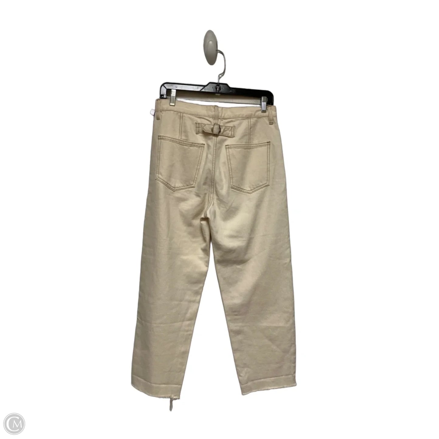 Jeans Straight By We The Free In Cream Denim, Size: 4