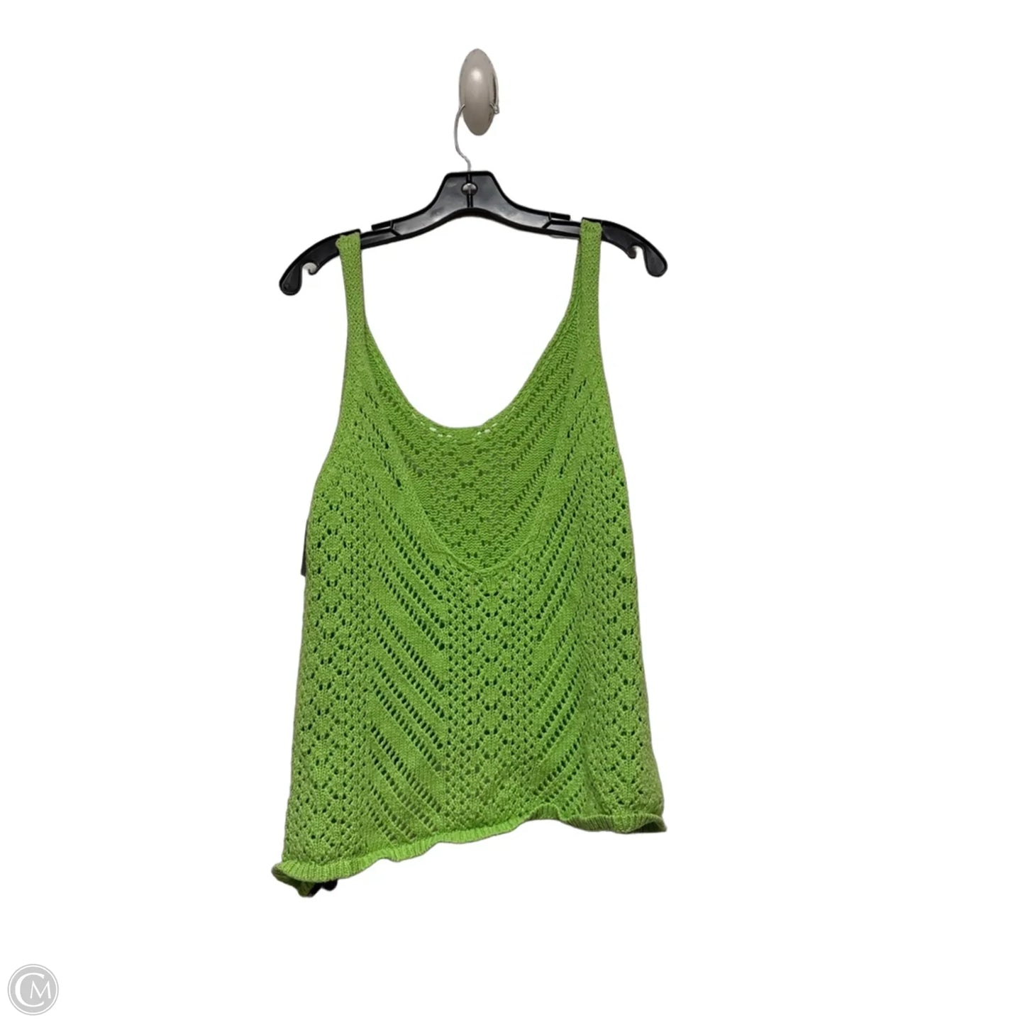 Tank Top By Abercrombie And Fitch In Green, Size: M