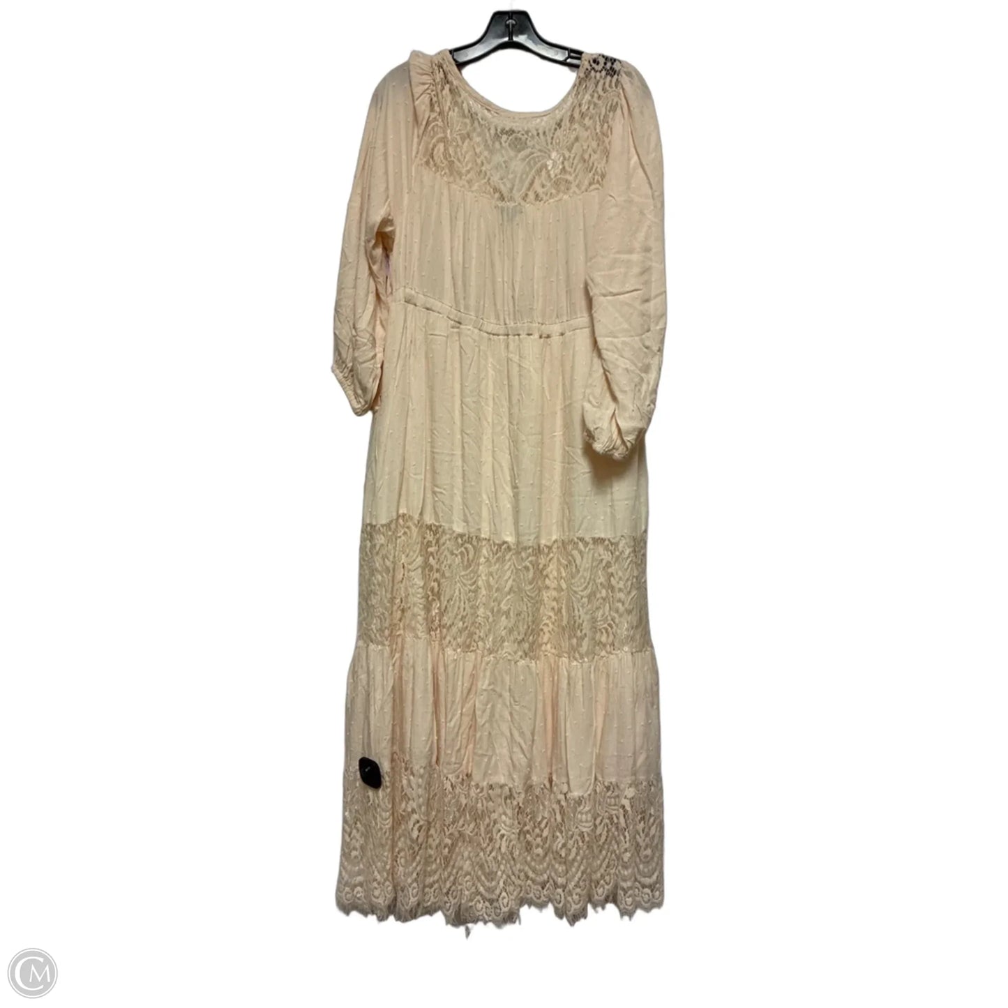 Dress Casual Maxi By Torrid In Cream, Size: L