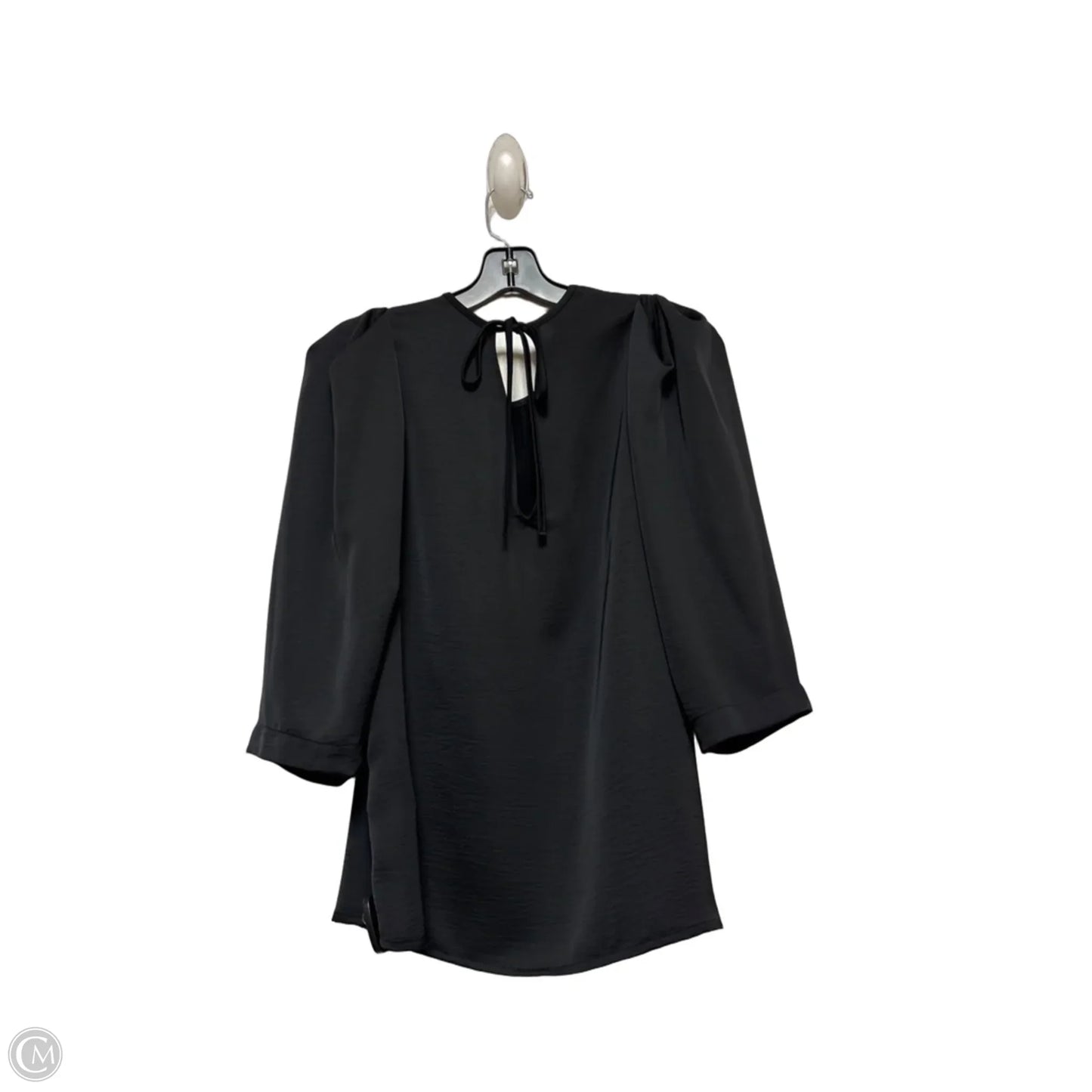 Top Short Sleeve Designer By Karl Lagerfeld In Black, Size: Xs