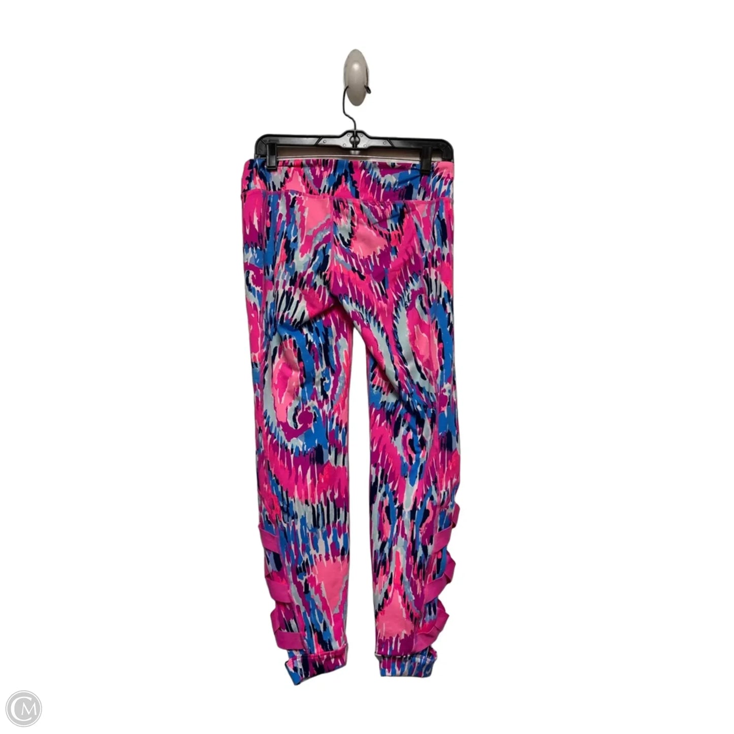 Pants Designer By Lilly Pulitzer In Blue & Pink, Size: M