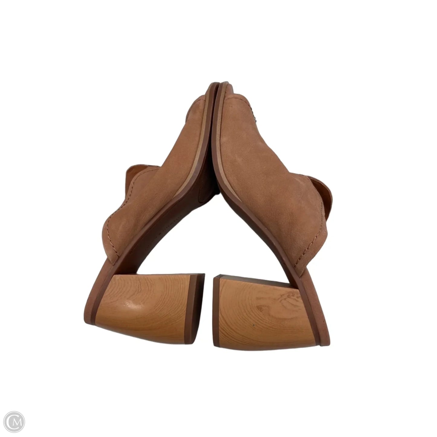 Sandals Heels Block By Lucky Brand In Brown, Size: 9.5
