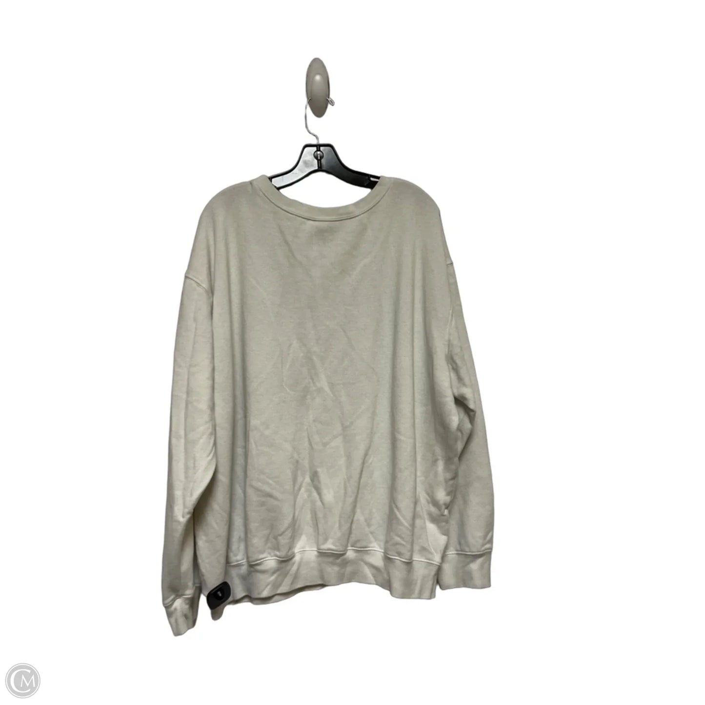 Top Long Sleeve By Disney In White, Size: 3x