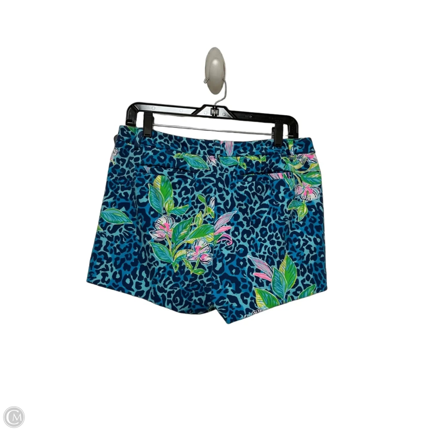Shorts Designer By Lilly Pulitzer In Blue & Green, Size: 8