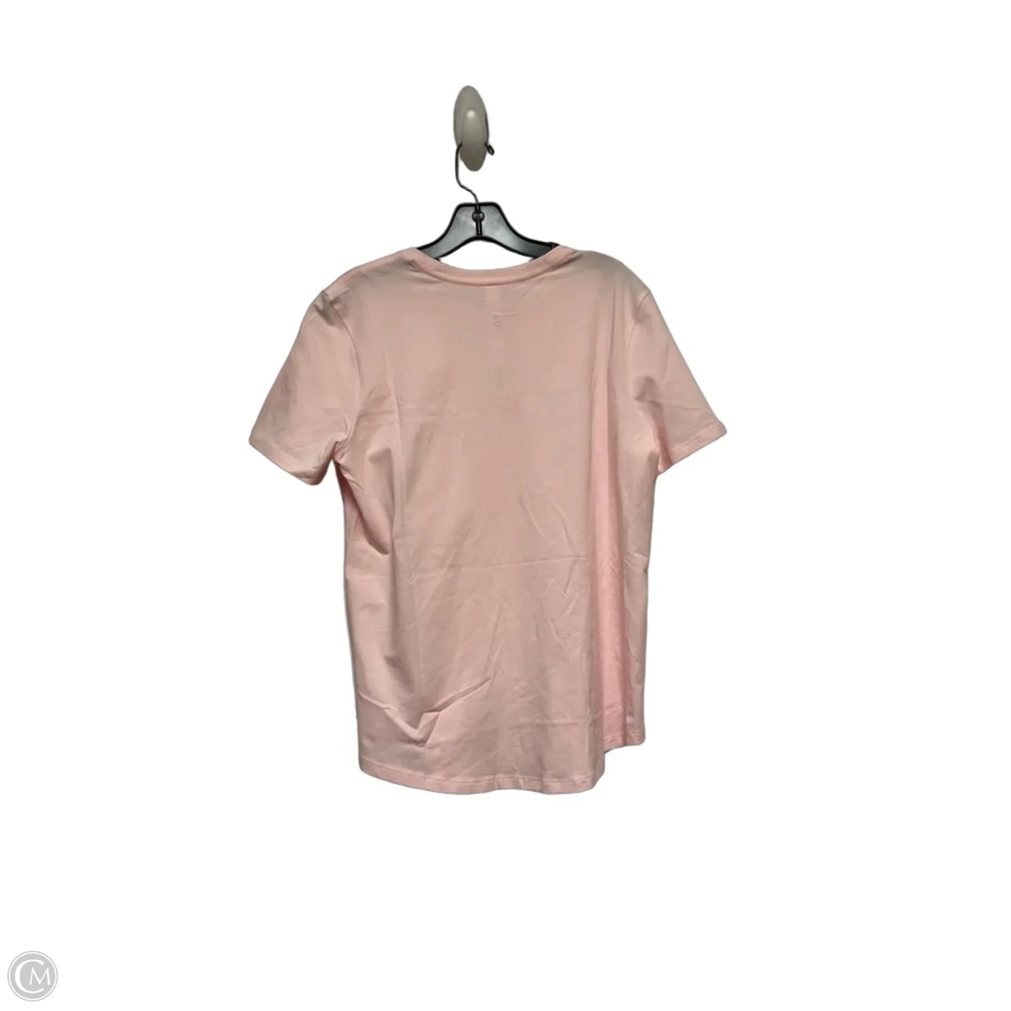Athletic Top Short Sleeve By Lululemon In Pink, Size: 8