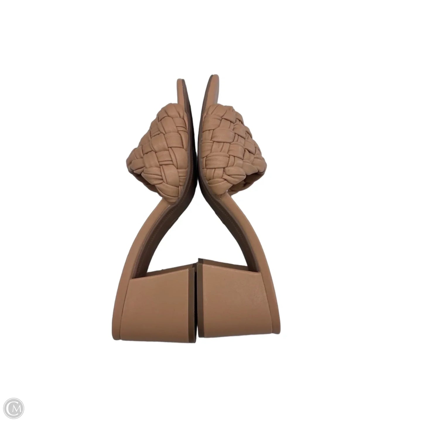 Sandals Heels Block By A New Day In Tan, Size: 9