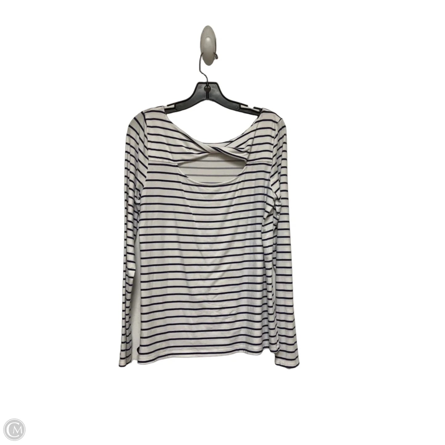 Top Long Sleeve Designer By Lilly Pulitzer In Striped Pattern, Size: L