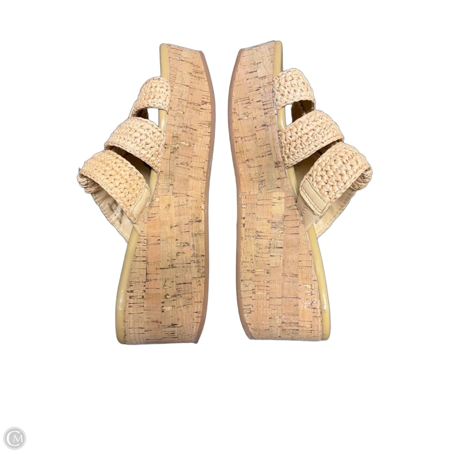 Sandals Heels Wedge By J. Crew In Tan, Size: 6