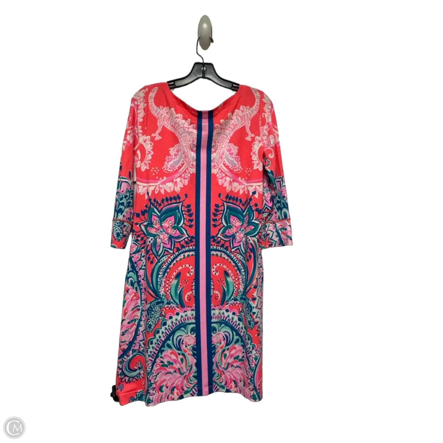 Dress Designer By Lilly Pulitzer In Blue & Orange, Size: M