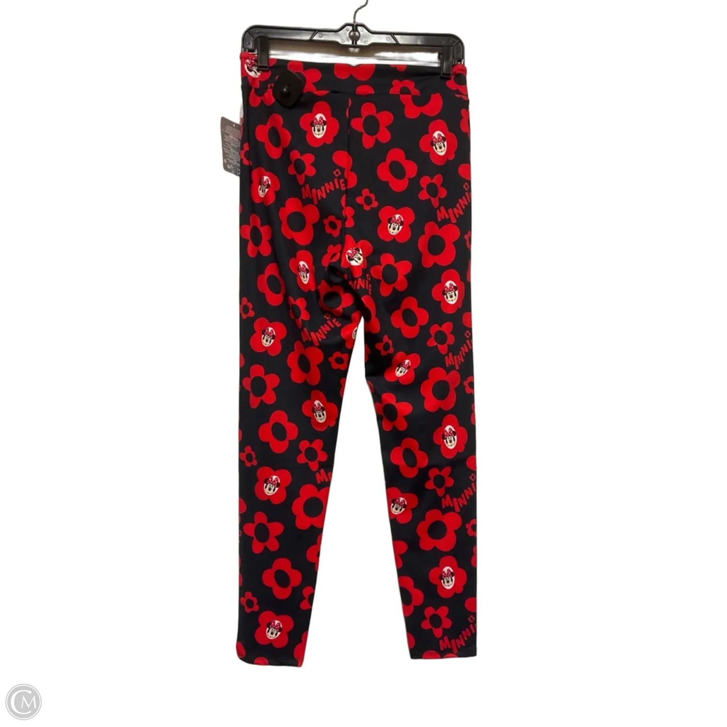 Pants Leggings By Disney Store In Black & Red, Size: 8