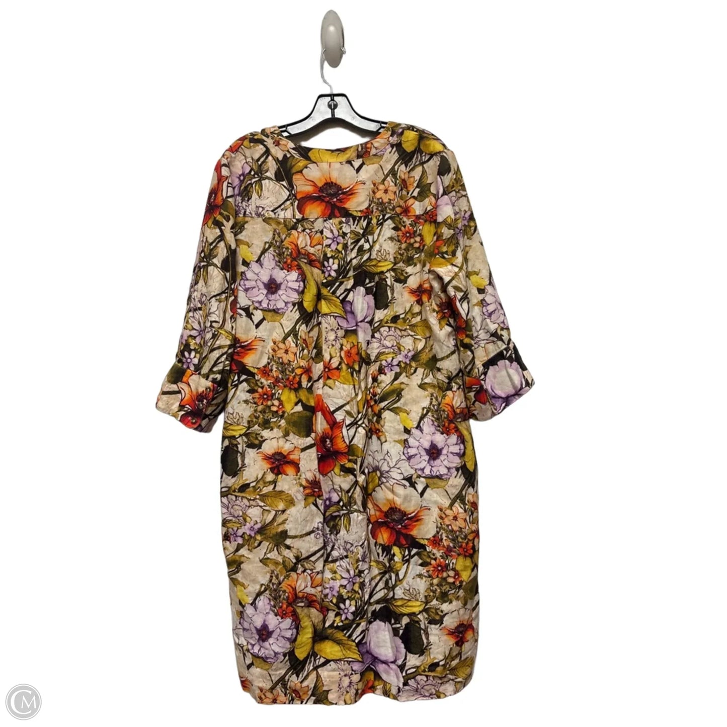 Dress Casual Short By Chicos In Floral Print, Size: L