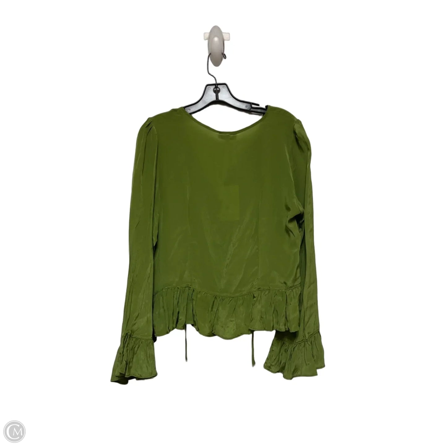 Top Long Sleeve By Parker In Green, Size: M