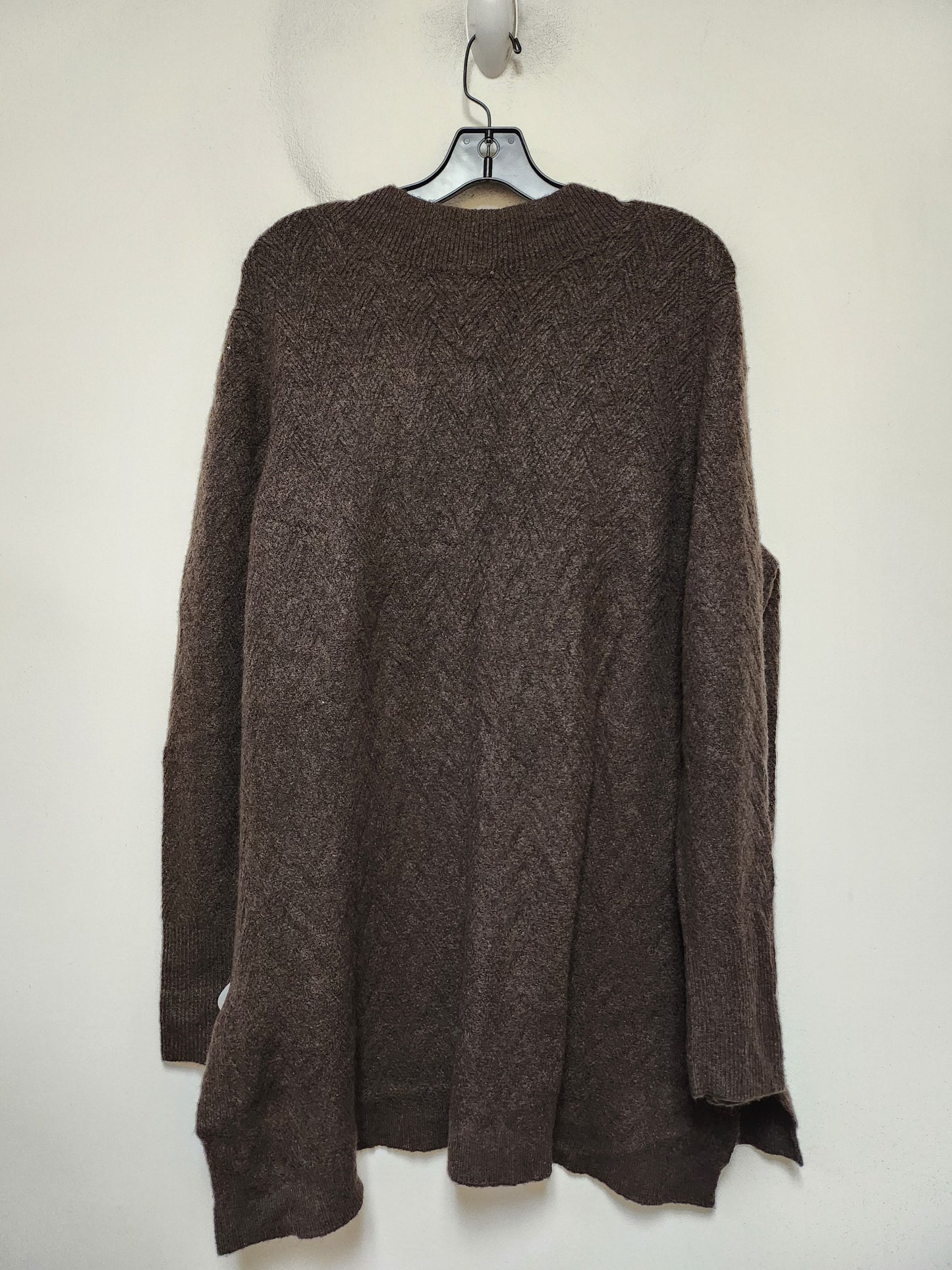 Sweater By Chicos In Brown, Size: Xl