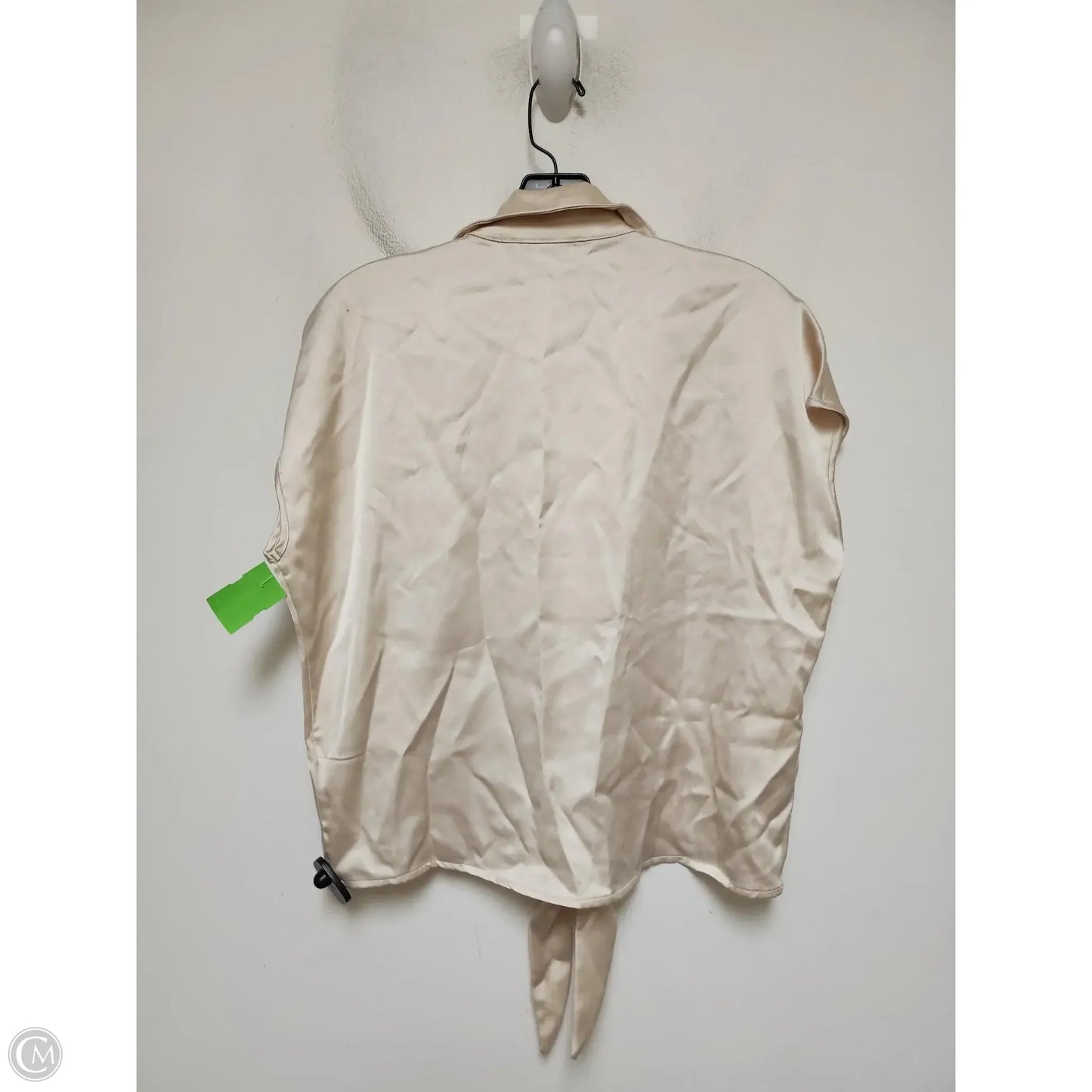 Top Short Sleeve By Rachel Zoe In Tan, Size: S