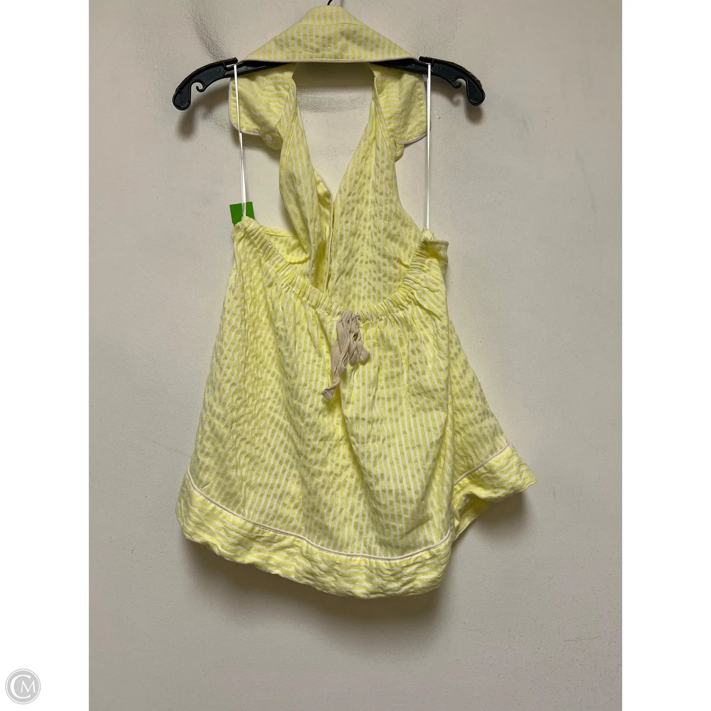 Top Sleeveless By Anthropologie In Yellow, Size: L