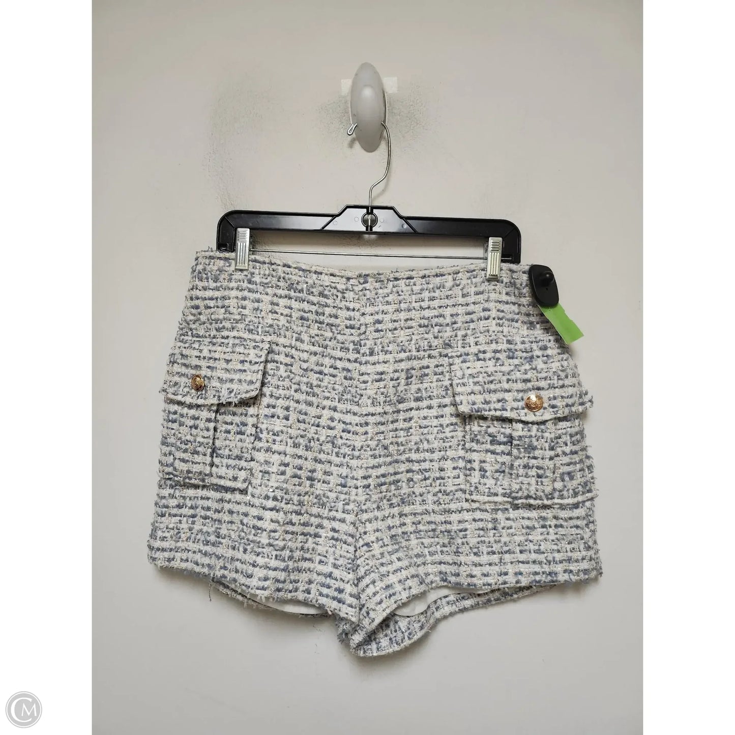 Shorts By Endless Rose In Blue & White, Size: 12