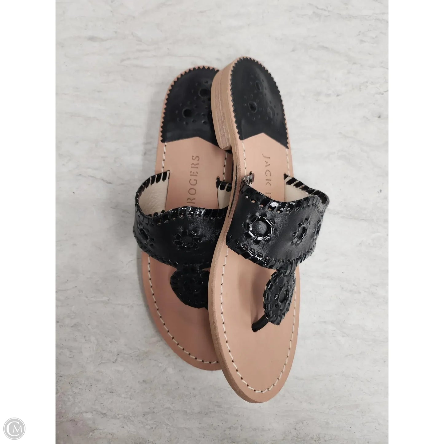 Sandals Flats By Jack Rogers In Black, Size: 7