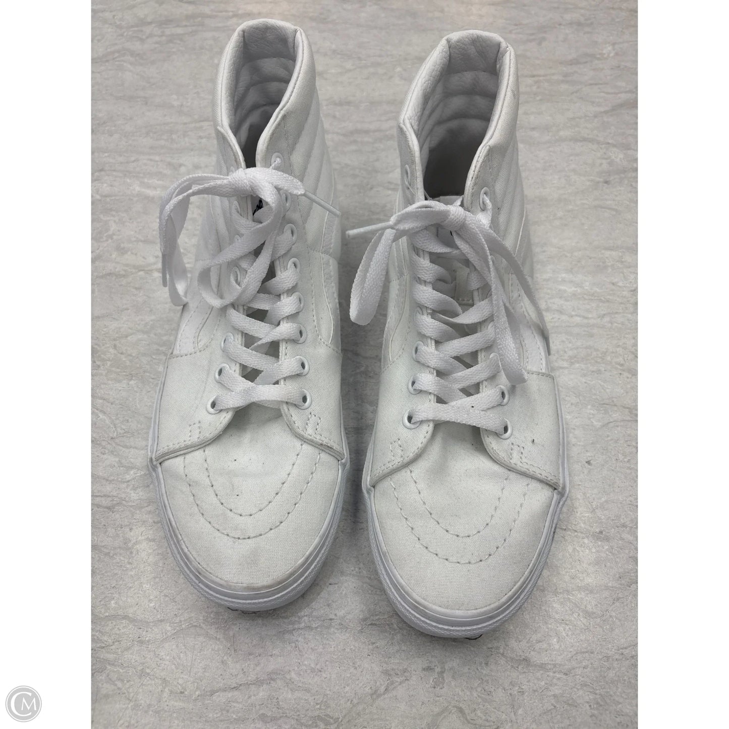 Shoes Sneakers By Vans In White, Size: 9