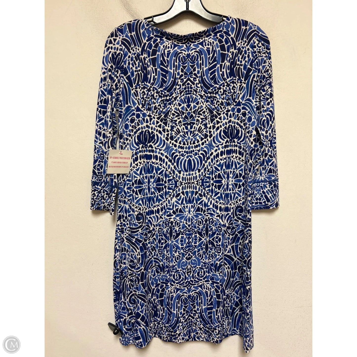 Dress Designer By Lilly Pulitzer In Blue & White, Size: S