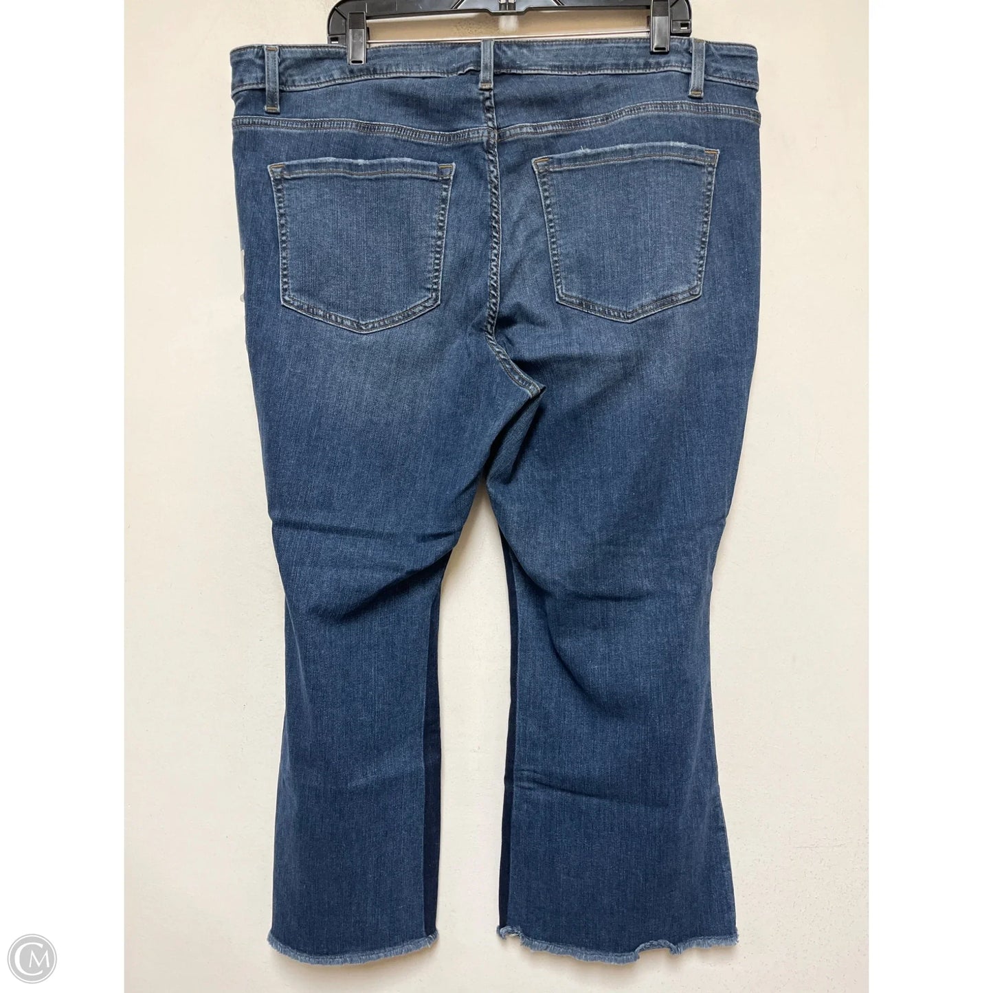 Jeans Cropped By Lane Bryant In Blue Denim, Size: 20
