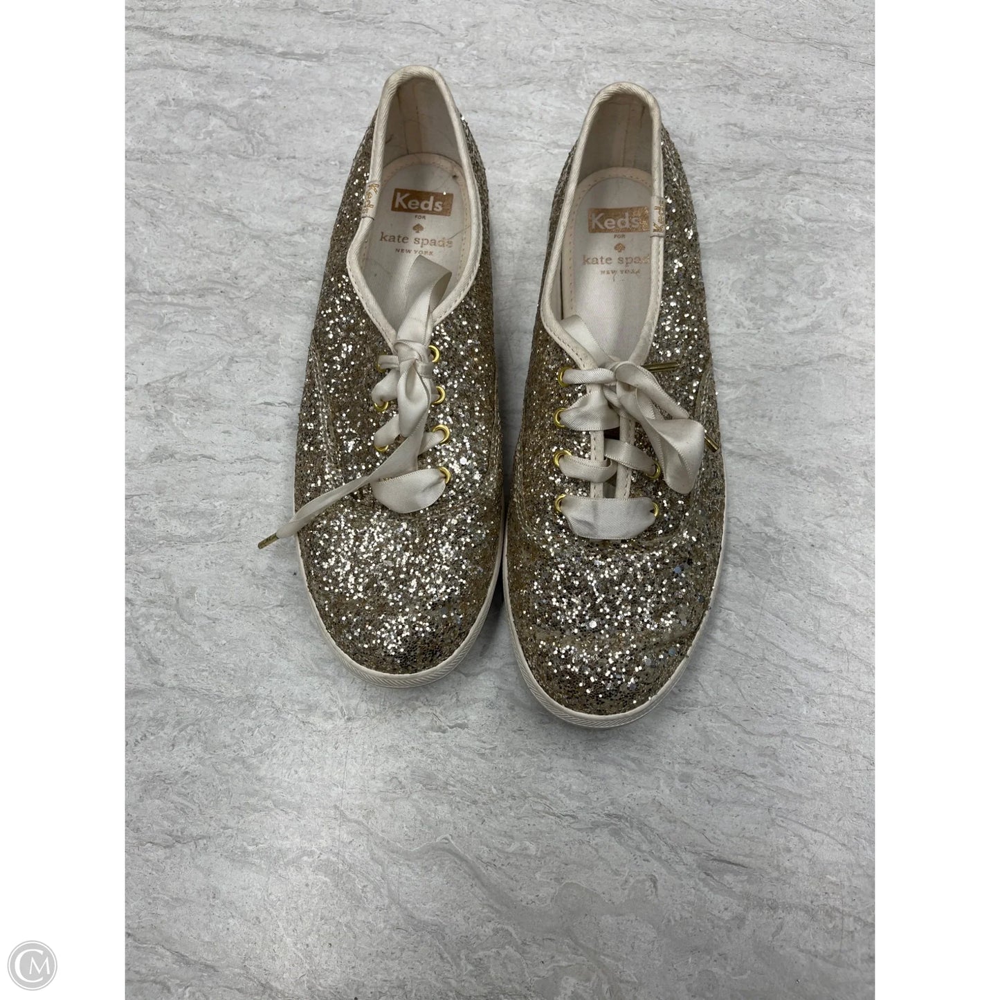 Shoes Sneakers By Keds In Gold, Size: 7.5