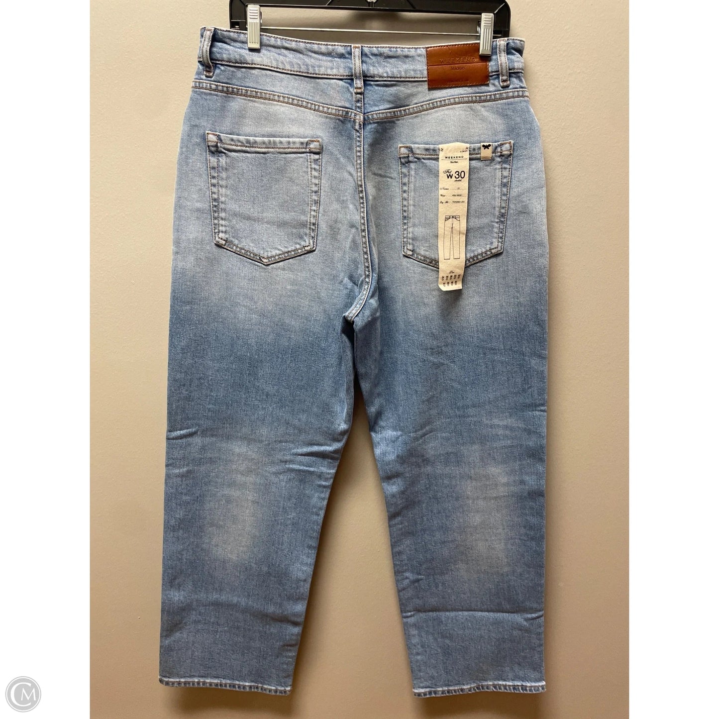 Jeans Designer By Max Mara In Blue Denim, Size: 16