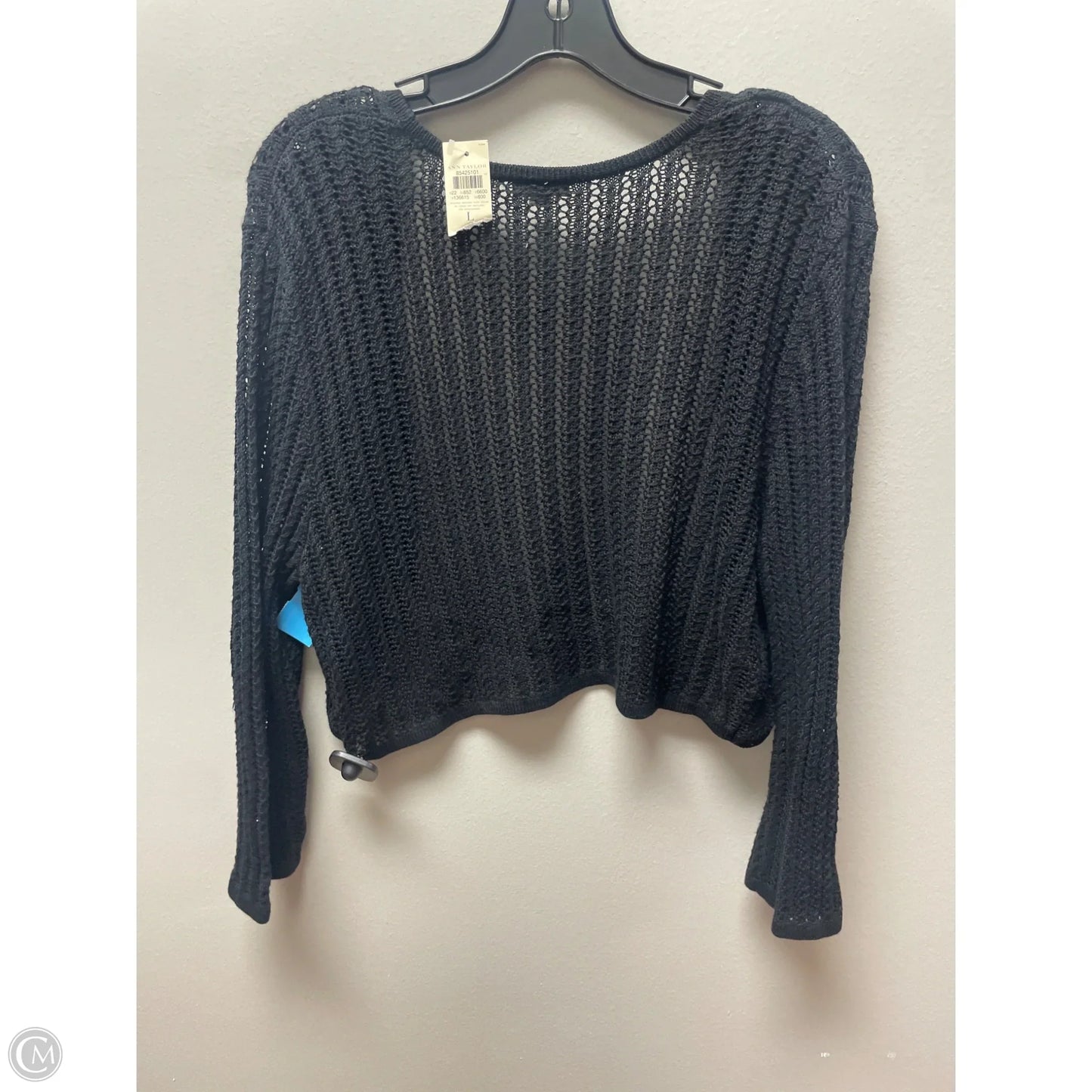 Cardigan By Ann Taylor In Black, Size: L
