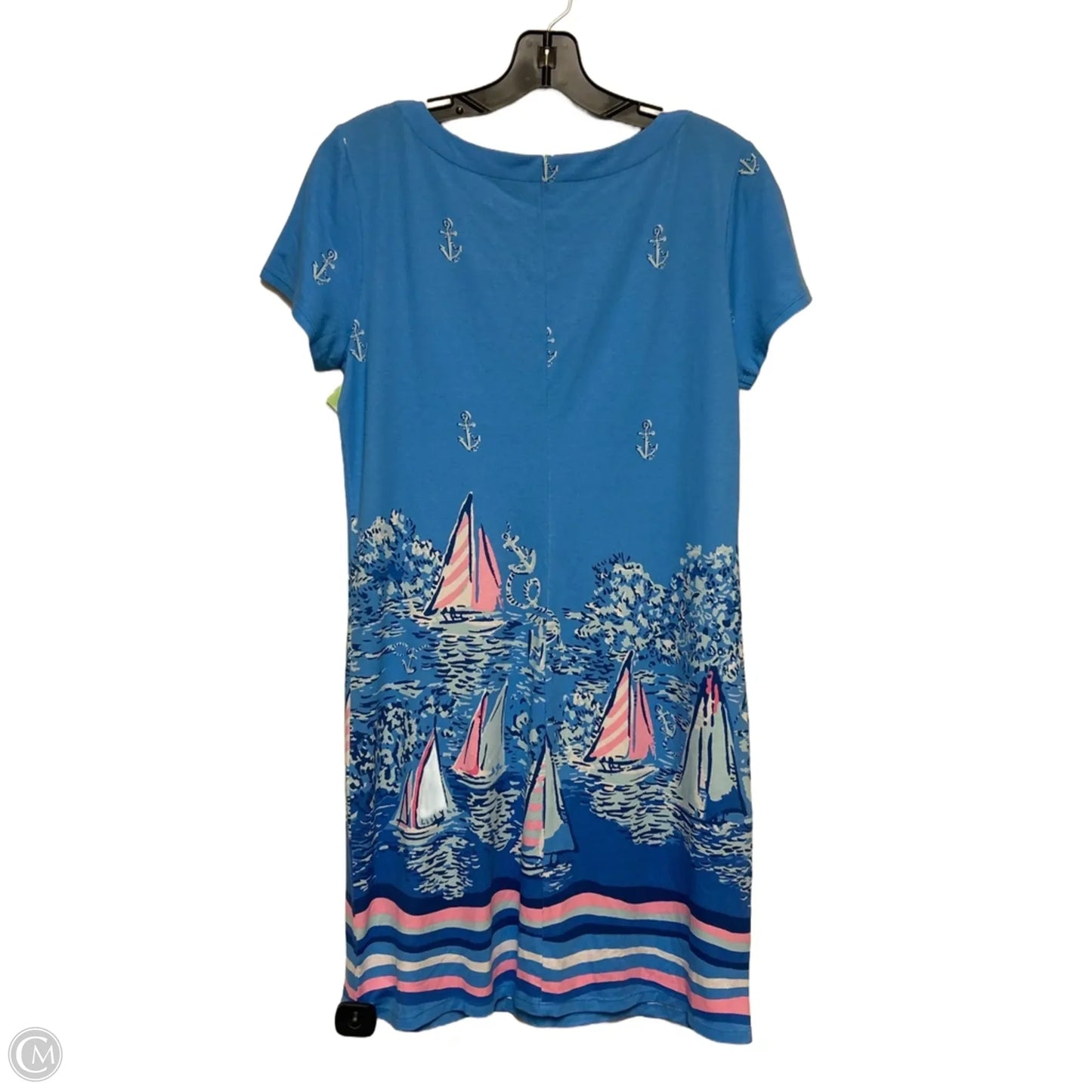 Dress Designer By Lilly Pulitzer In Blue & Pink, Size: M