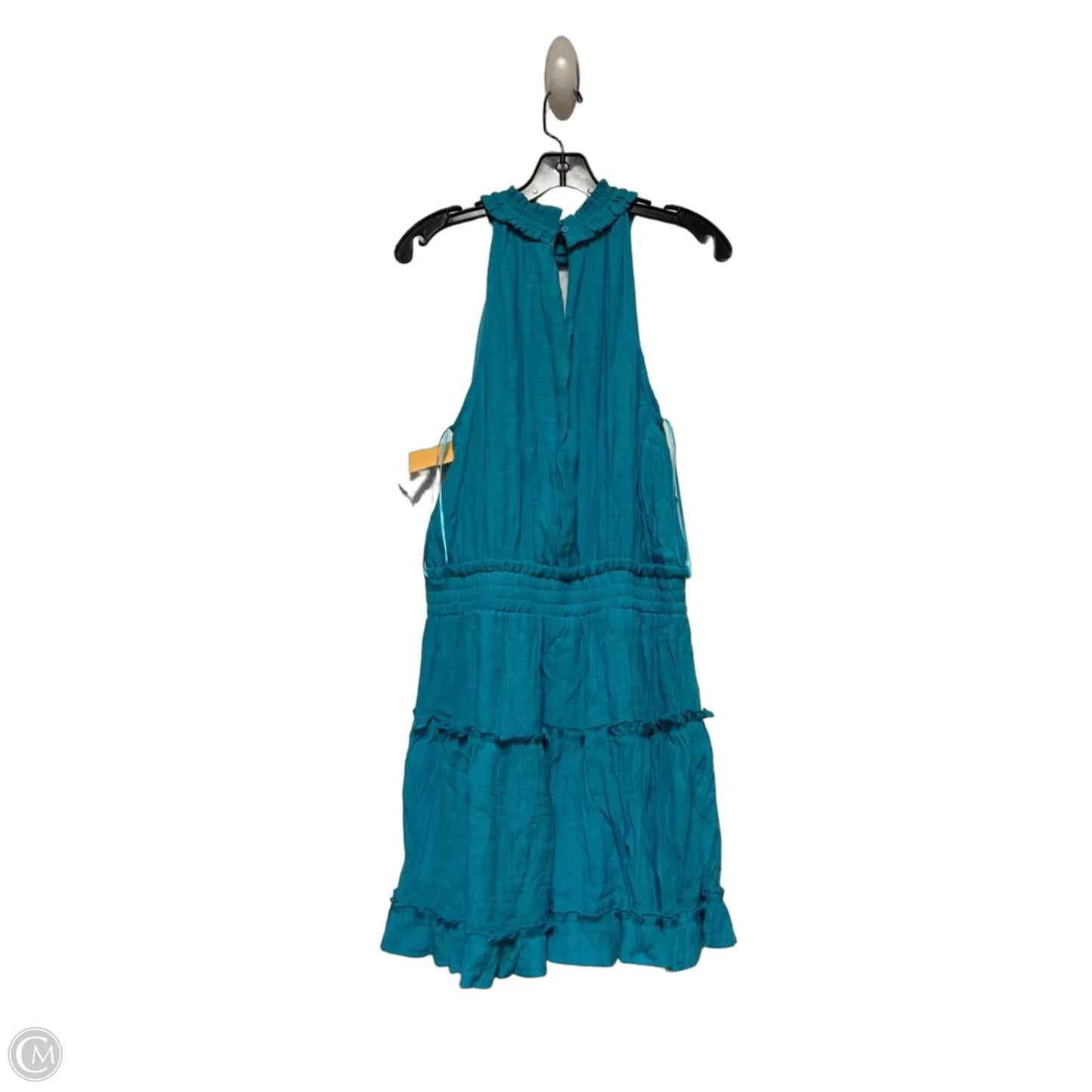 Dress Casual Short By Impeccable Pig In Aqua, Size: L